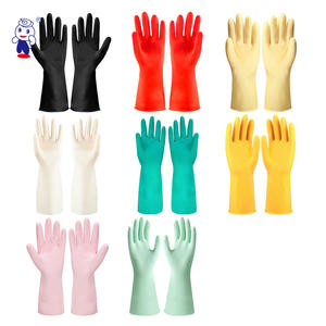قفازات مطبخ منزلية من Dongfanghong بسعر جيد ، قفازات مطبخ منزلية صفراء من المطاط - Product Image 1