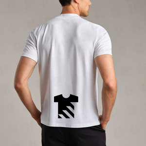 Camiseta Deportiva Personalizada con Estampado a Base de Agua, 200 g/m², Corte Regular, para Hombre, Estilo Clásico, Absorbe la Humedad, Cuello Redondo - Product Image 2
