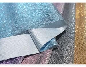 Kain Jacquard Lame Lurex Berkualitas Baik <span class=keywords><strong>2</strong></span> Warna Benang Metalik Berwarna untuk Pakaian Tas Gaun Malam Aksesoris Gaun - Product Image 4