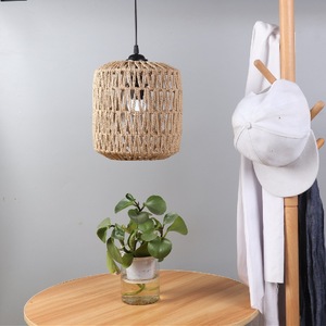 Modern Paper Rope Knitting <strong>Lamp</strong> Shade Pendant <strong>Lampshade</strong> <strong>for</strong> Home - Product Image 2