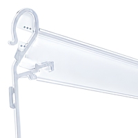 Profilé en PVC transparent pour porte-étiquettes ESL, profilé d'extrusion en PVC pour affichage d'étiquettes sur étagères de supermarché, longueur et couleur personnalisées