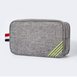 Sac de toilette Oxford imperméable pour homme, nouvelle mode, pratique, personnalisable, avec fermeture éclair, sac cosmétique décontracté pour la vie quotidienne - Product Image 1