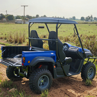 Kingwoo Véhicule électrique certifié EEC 4 places, buggy automatique, UTV 60V avec batterie 8V 150Ah et autonomie de 80 km