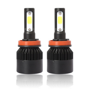 ไฟหน้ารถยนต์ LED S2 รุ่น H1 H3 H4 H7 H11 899 9005 9006 สีดำ อายุการใช้งาน 50000 ชั่วโมง ใช้ได้กับรถยนต์ทั่วไป - Product Image 2