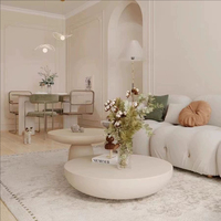 Table Basse de Salon Haute Qualité Bon Prix Décorative Blanche Style Moderne Simple