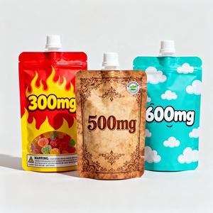 Многоразовые пакеты-дойпаки с носиком для пищевых продуктов, термосвариваемые, из трехслойной матовой алюминиевой фольги, 60 мл, 100 мл, для желе и соков - Product Image 2