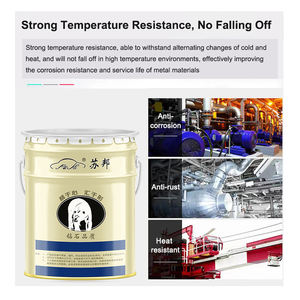 Revestimiento líquido antioxidante de imprimación resistente al calor de silicona epoxi avanzada para caldera industrial y tubería de vapor también para pintura de barcos - Product Image 2