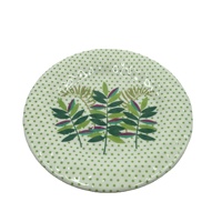 Service OEM 100% Passe au lave-vaisselle Assiette à salade en mélamine imprimée sur mesure Assiettes rondes en plastique Vente en gros