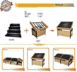 Étagères en plastique de supermarché présentoir pour fruits et légumes support de produits commerciaux unité de marchandisage de magasin - Product Image 6