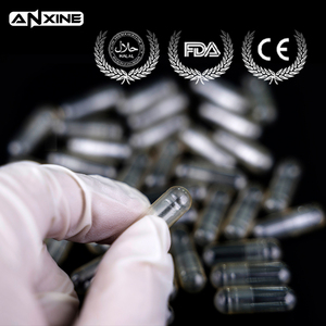 Capsules végétariennes vides ANXINE, taille 00, 0, 1, 2, 3, 4, transparentes, en cellulose végétale biologique, Pullulan, HPMC - Product Image 1