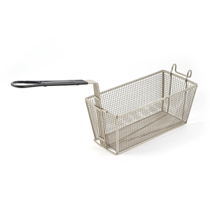 Acero Inoxidable Cuadrada Cesta Para Patatas Fritas Minicolador Profundo Con Mango Antideslizante Metal Material - Product Image 4