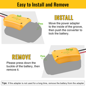 2 gói Power Wheel Adapter Tương thích với Dewalt 20V battery Adapter với nhiều phụ kiện cho Diy RC xe đồ chơi robot - Product Image 6