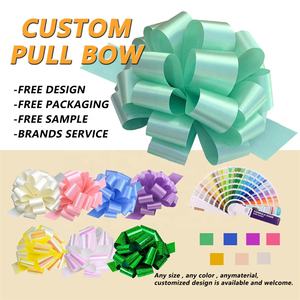 Décorations d'emballage de cadeau de Noël avec logo imprimé personnalisé solide ruban à nœud métallique Guirlande Qired fabriqué en plastique de haute qualité - Product Image 6