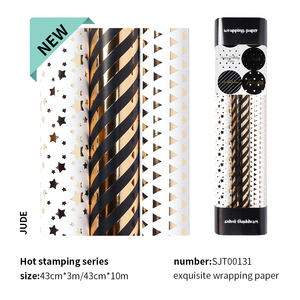 Wholesale Custom Gift <b>Birthday</b> Valentine's Day Party Wrap <b>Paper</b> <b>Roll</b> 43*300cm for Packaging <b>Wrapping</b> <b>Paper</b> - Product Image 5
