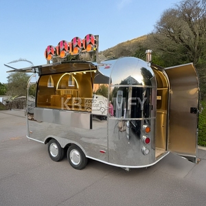 Cocina Móvil, Camioneta de Café y Hamburguesas, Camión de Barbacoa y Shawarma, Remolque de Comida Rápida Totalmente Equipado, Remolque de Jugos - Product Image 3