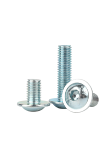 Kẽm Mạ Mặt Bích Nút Đầu Hình Lục Giác Ổ Cắm Vít Nắp Với Cổ Áo Hex Ổ Cắm Pan Đầu Bu Lông - Product Image 4