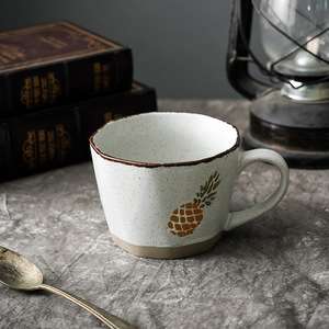 Tazas de Cerámica Pintadas a Mano con Diseño Nórdico de Frutas, Tazas Sencillas y Creativas para Café o Agua - Product Image 5