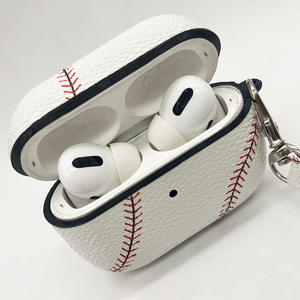 Football <span class=keywords><strong>Basketball</strong></span> Rugby Baseball étui en cuir pour Apple <span class=keywords><strong>Airpods</strong></span> 1/2/3/4 protecteur pour <span class=keywords><strong>Airpods</strong></span> Pro 2 housse casque sans fil sac - Product Image 1