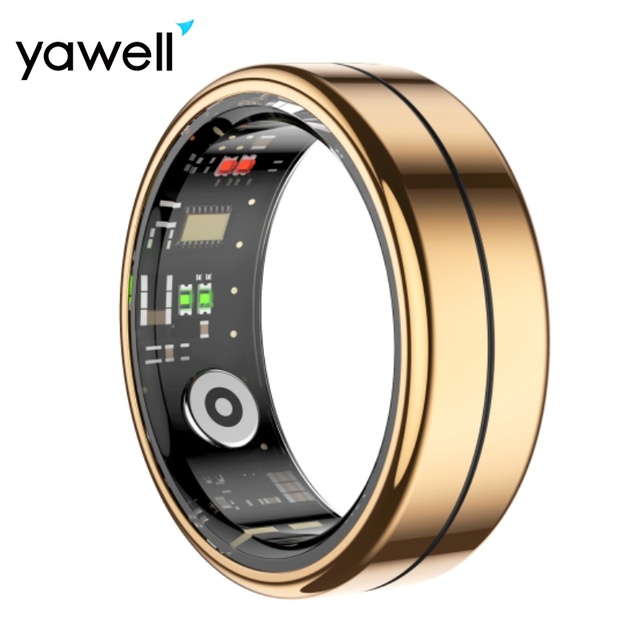 Yawell Guangzhou Hot Selling Intelligent SPO2 Stress Open Source Manufacture High Quality ODM R04 Black 2026 Smart Finger Ring