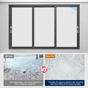 Película de Vidrio Esmerilado Transparente Blanca para Edificios, PVC, 17% VLT, 92% UV, 72% IRR, Película de Tinte para Ventanas y Puertas Arquitectónicas de Oficinas y Baños - Product Image 2