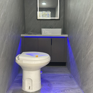 Toilettes publiques personnalisées pour événements VIP, toilettes de luxe, <span class=keywords><strong>douche</strong></span> extérieure pour <span class=keywords><strong>caravane</strong></span>, toilettes en acier, salle de bain mobile extérieure, toilettes portables, remorque de toilettes - Product Image 6