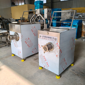 Hachoir à viande électrique commercial |   Hachoir à viande industriel en acier inoxydable 304 avec embout pour saucisses |   500 kg/h pour <span class=keywords><strong>boucherie</strong></span> - Product Image 3