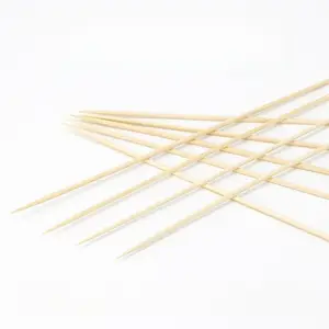 2024 Newest Barbecue Bamboo Sticks For Barbecue Eco-Friendly Bamboo Skewer BBQ
