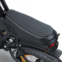 Bicicleta Eléctrica Coswheel GT20 con Motor de 750W, Neumáticos de Alto Rendimiento de 20*4 Pulgadas, Desviador de 7 Velocidades y Pantalla Grande