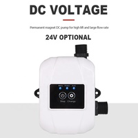 Pompa booster DC 24v 150W, pipa air cerdas toilet penguat pemanas air DC pompa booster magnet permanen