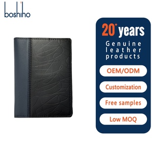 Wholesale Custom Genuine Leather Passport Cover Premium Card Holder Fashionable & Simple Style Personalized Passport Holder - Product Image 1