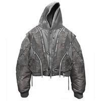 Vente en gros de sweats à capuche surdimensionnés pour hommes, imprimés sur mesure, avec logo imprimé en mousse, unisexe, sweats à capuche épais