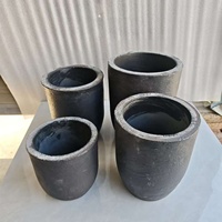Creuset en carbure de silicium et graphite pour fonderie, type réfractaire pour la coulée des métaux