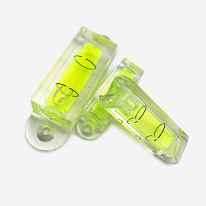 Mini acrylic mức độ tinh thần bong bóng keychain với 40x15x15 vuông mức độ bong bóng - Product Image 5