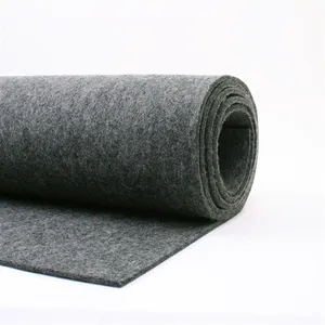 用于地毯上的非织造毛毡织物的再生聚酯短纤维
