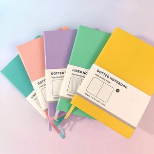 Ready Ship Colorful <b>School</b> Use Exercise Book Sewing Binding Soft Cover Leather Cheap Bulk Notebook Custom Journal Writing Pads - Product Image 2