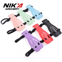 Protège-bras Nika Archery Cute Bear 6 pouces en PP, équipement de tir à l'arc, protège-bras réglable avec bande élastique