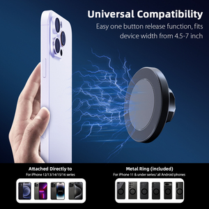 حامل من سبائك الألومنيوم قابل للتعديل للطاولة مع قاعدة مانعة للإنزلاق للهواتف الذكية العالمية - Product Image 4