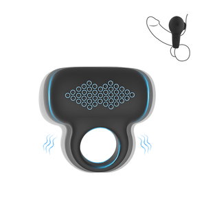 YLOVE Zachte siliconen penisring met 10 vibratiemodi voor vertraagde ejaculatie bij mannen - seksspeeltje voor volwassenen - Product Image 1