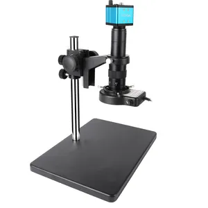 VGA HD Digital Video Microscope Camera 180X Monocular Continuus Zoom Upgrade Base Soldering Repair Tools