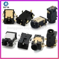 Connecteur d'alimentation CC 5,5 x 2,1 mm (prise femelle CC 5521 avec interrupteur/câbles) pour usage automobile, cuivre, 1P