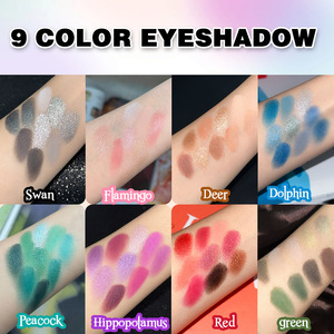 Paleta de Sombras de Ojos Mate Impermeable de 9 Colores Jiugongge con Tonos Calabaza y Tierra para Maquillaje de Estudiantes - Product Image 3