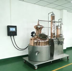 Equipo de Destilación de Ron, Ginebra, Brandy y Whisky, Bomba, Caja de Engranajes, Motor, 300L, Acero Inoxidable, Calentamiento Eléctrico a Vapor, para Mercado Internacional - Product Image 3