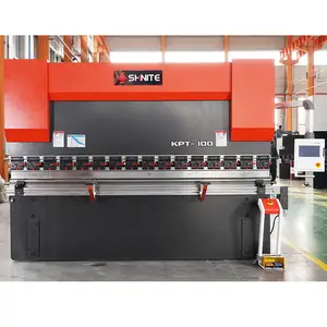 We67K-125ton 4000 Delem 4 Axis Hydraulic CNC Steel Press Brake Bending Machine with Automatic Crowning