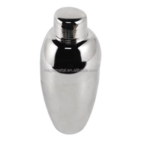 Shaker à vin Boston en acier inoxydable de luxe, personnalisable avec logo, capacité 500 ml, outils de bar à cocktails, best-seller Magic Metal