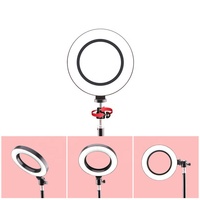 Anneau Lumineux Professionnel avec Trépied 18-24 Pouces (22 Pouces) Rotation 360° pour Selfie et Téléphone