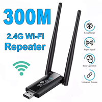 PC TV genişletici 300 için en iyi USB Wifi program kilidi Mbps Wifi tekrarlayıcı Wifi güçlendirici sinyal amplifikatörü