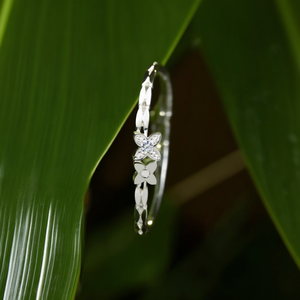 Rhodium Plated Flower Shaped Product - Product Image 3