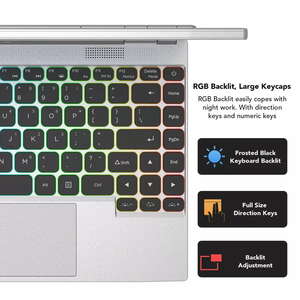 2025 New 14-Inch Touch Screen Laptop DDR4 16GB 1TB SSD Processor Win10/Win11 Business <b>Tablet</b> PC Backlit <b>Keyboard</b> - Product Image 6