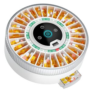 Dispensador de Pastillas Automático Inteligente A1310, Organizador de Medicamentos Controlado por Aplicación con Alerta por Voz, Caja de Medicamentos con Doble Bloqueo para Personas Mayores - Product Image 1