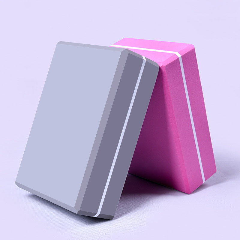 Новый дизайн 300 г Супер дешевые разноцветные блоки для йоги Eva пенопластовый блок для йоги кирпич для упражнений инструмент для фитнеса